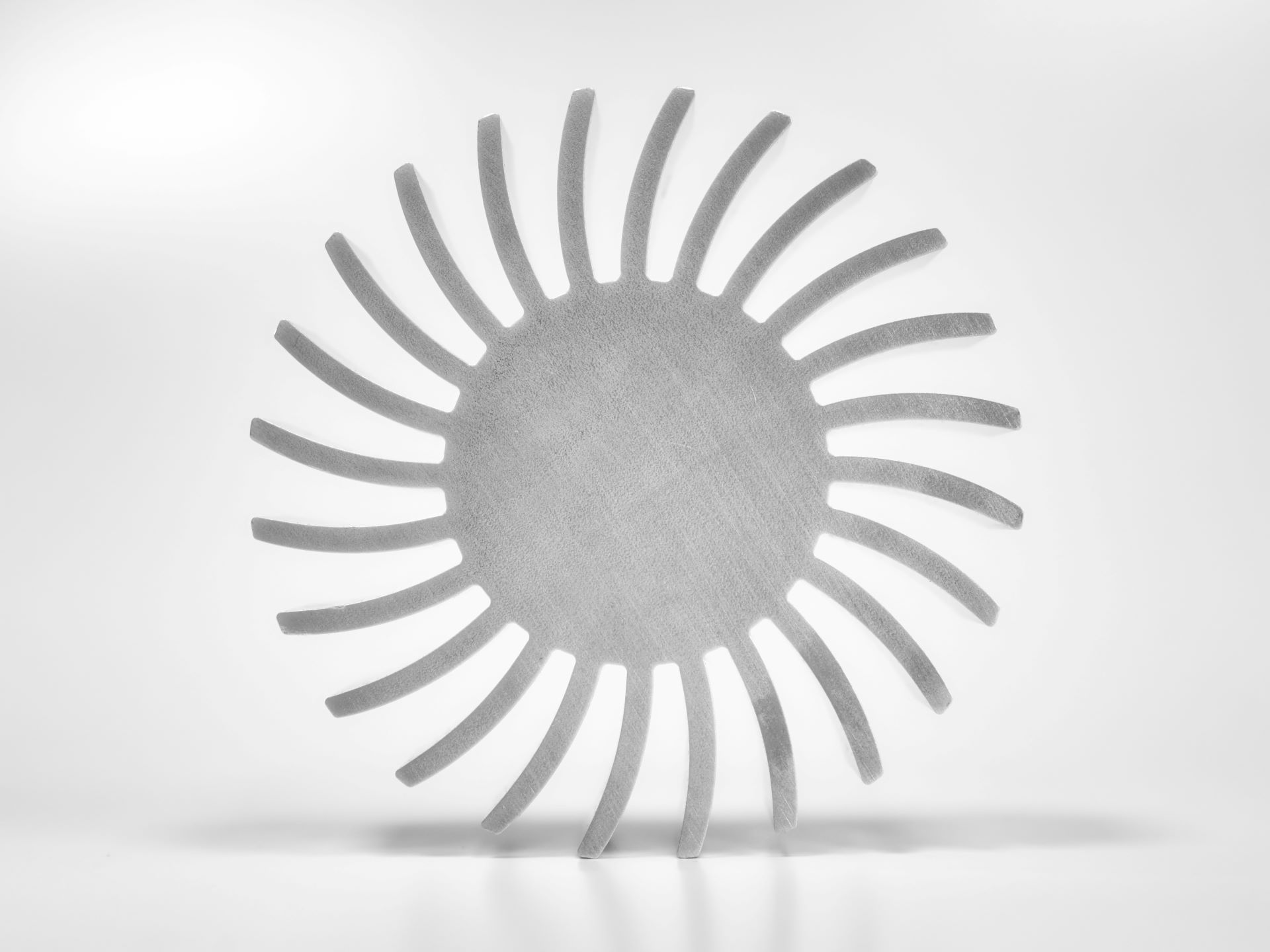a black and white fan