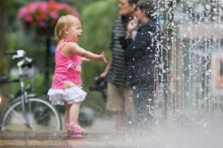Playfountain waterjets