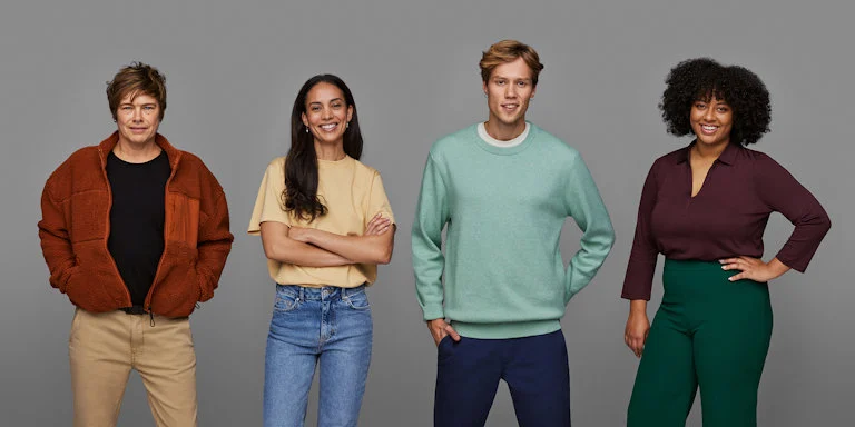 a group of people posing for a photo