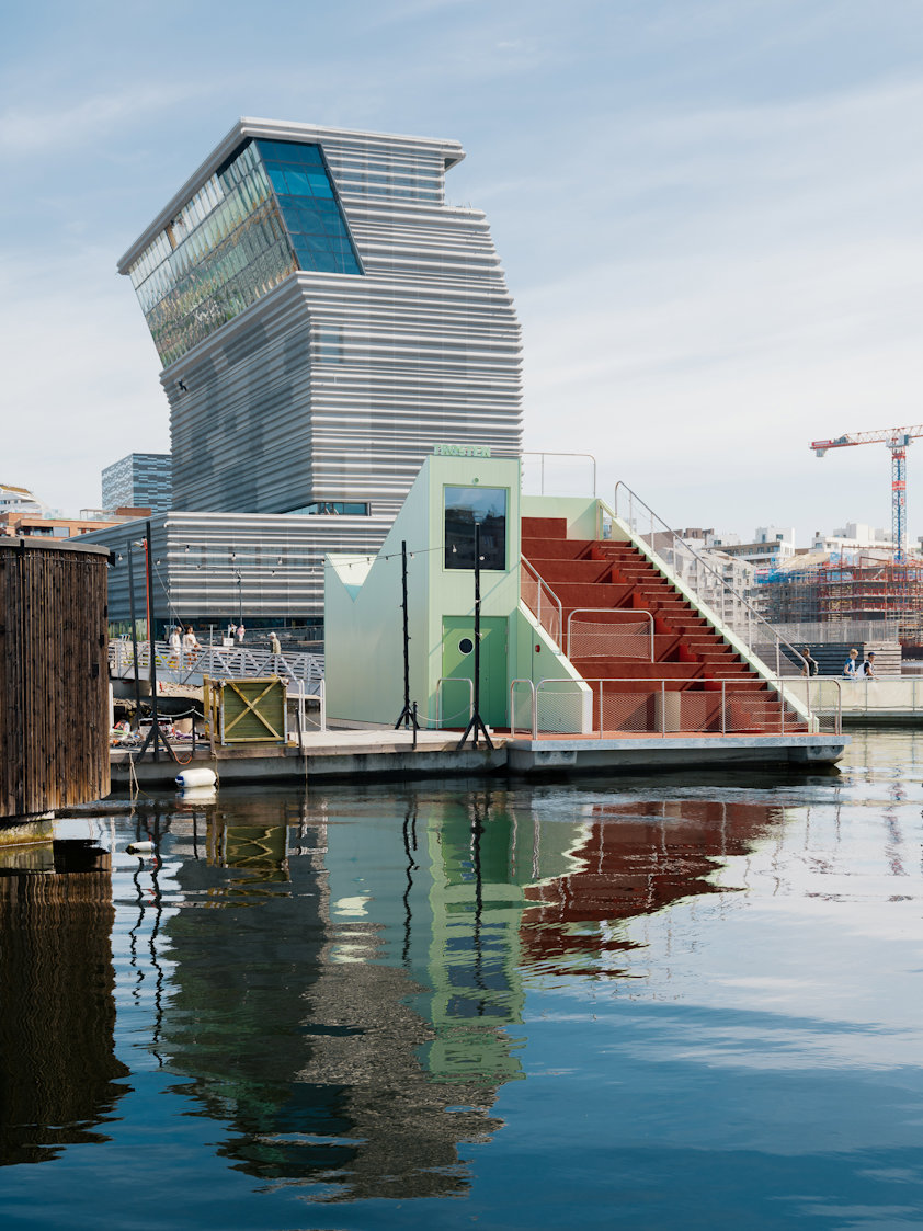 a building with a glass front