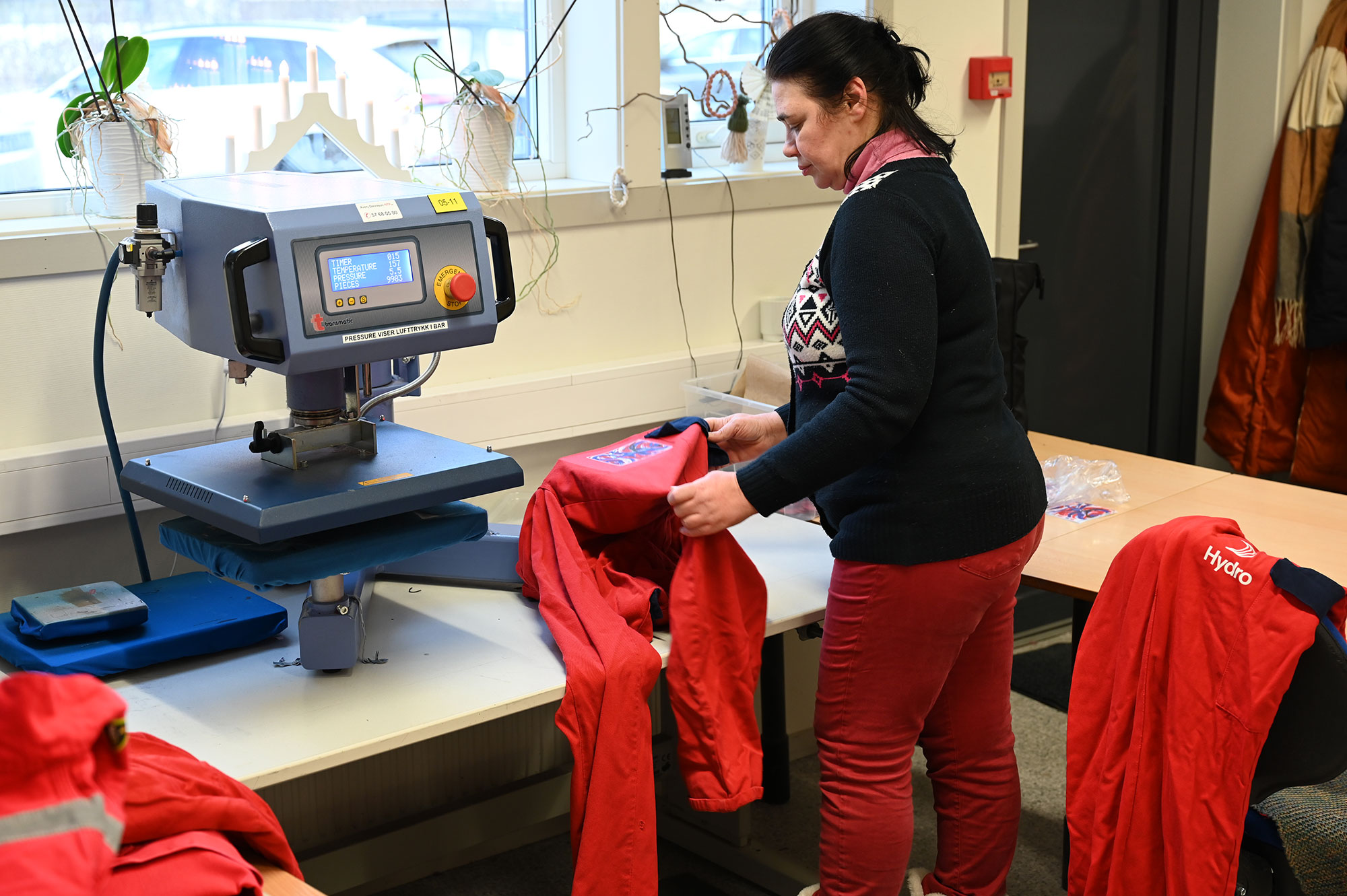 Sogn Vekst offers language and work training for refugees such as Inna Biletska, who has come from Ukraine to Norway. 