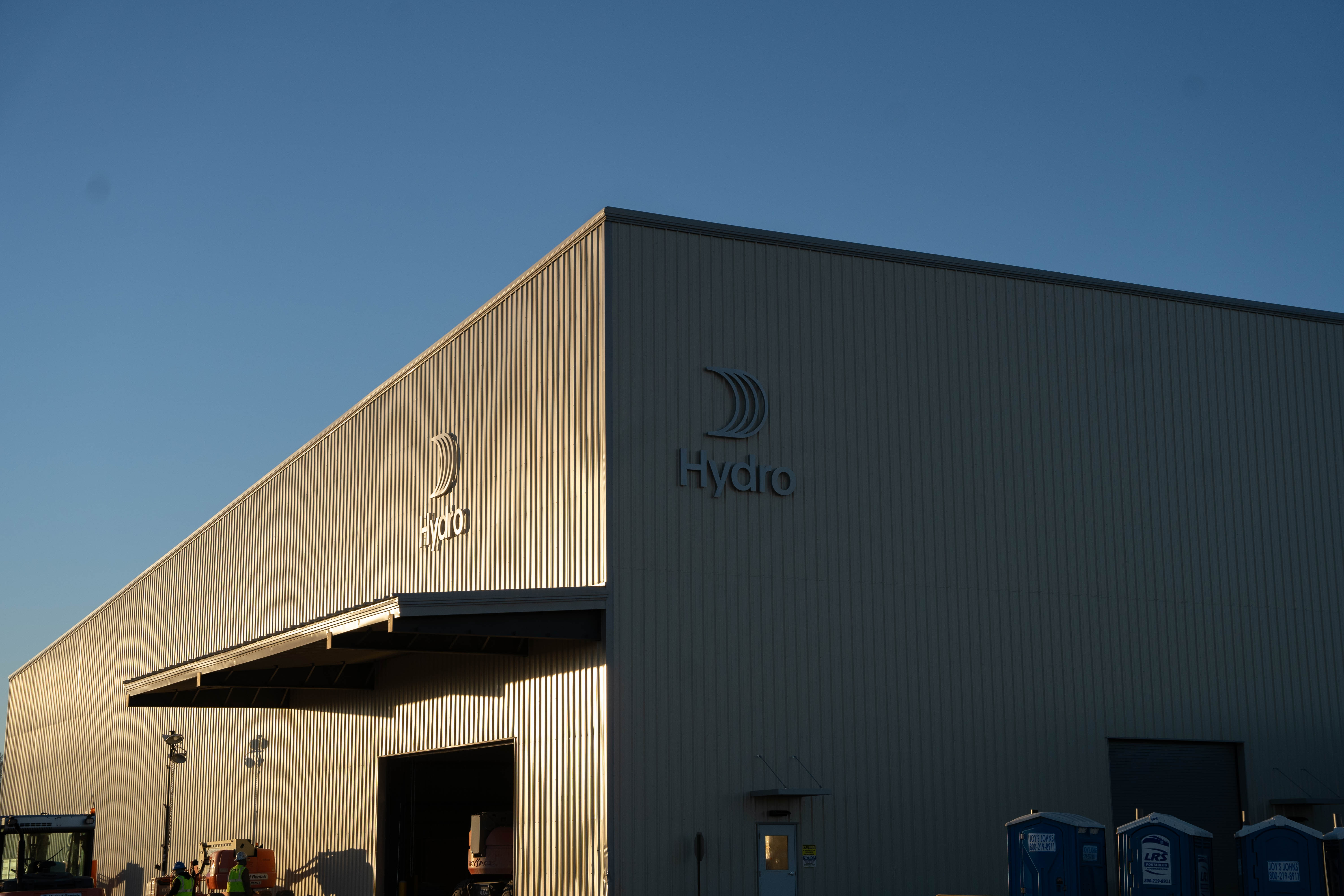 a building with a sign on it